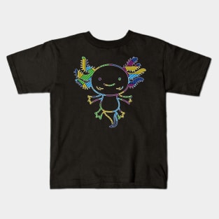 Funny Axolotl Amphibians Colourful T-shirt Kids T-Shirt